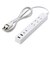エレコム　延長コード 電源タップ USB タップ 1.5m コンセント 3口 Type-C ×2 USB-A ×2 PD 20W 雷ガード ほこり防止シャッター 絶縁キャップ PSE適合ホワイト TU083A2C215WH