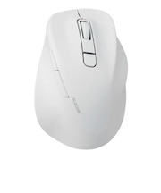 エレコム Bluetooth マウス 無線 静音 抗菌 5ボタン Lサイズ Windows Mac iPad 等対応 医師監修 EX-G ホワイト MXGL30BBSKCWH