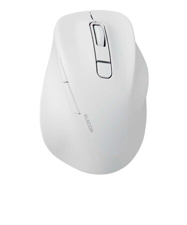 エレコム　Bluetooth マウス 無線 静音 抗菌 5ボタン Sサイズ Windows Mac iPad 等対応 医師監修 EX-G ホワイト MXGS30BBSKCWH
