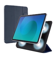 エレコム iPad11インチ (A16) 10.9インチ (第10世代) フラップケース 超薄型 マグネット装着 スリープ対応 TBA25RWVPF2NV