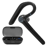 エレコム　Bluetoothヘッドセット 充電ケース付 耳掛け LBTHSC41BK