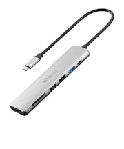 SUNEAST　USB Type-C ドッキングステーション マルチハブ 7in1 PD100W給電可能 ケーブル長25cm アルミ合金 シルバー ［USB Power Delivery対応］ SE-HUB071JDPNCF