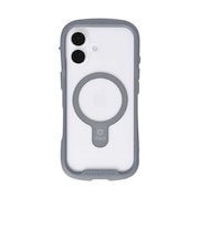 HAMEE iPhone17 iFace Reflection MagSynq 強化ガラスクリアケース グレー IP17IFACERFTMGGY