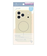 トリニティ　iPhone 17 Proケース ajouter アジュテ ［Coron］ MagSafe対応 超精密設計 衝撃吸収シリコンケース ミルク ホワイト AJIP25M3CRMWT