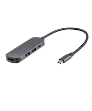 ナカバヤシ　PD対応 Type-C コンパクトドッキングステーション ［USB Power Delivery対応］ UDC04GY