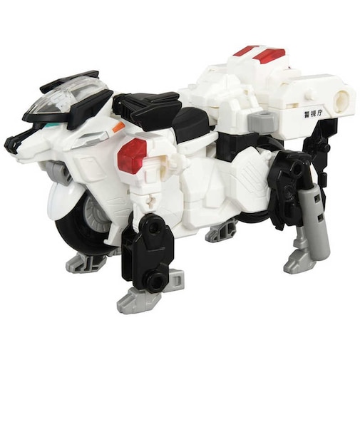 タカラトミー　トミカヒーローズ トミカ ジョブレイバー デカライドアーマー白バイ 警察犬ワンワンマル JBﾃﾞｶﾗｲﾄﾞｱｰﾏｰｼﾛﾊﾞｲ