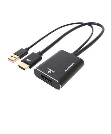 ナカバヤシ　HDMI → DisplayPort変換アダプタ 4K60Hz対応 HDADP4K1BK
