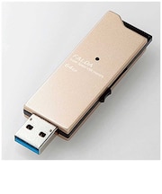 エレコム USBメモリー 64GB USB3.0 スライド式 MFDAU3064GGD