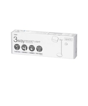 ヤザワ　3wayマグネットライト （丸タイプ） ホワイト SDL05W01WH LED白色 [LED /白色] SDL05W01WH