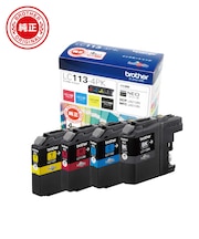 ブラザー 【純正】インクカートリッジ 4色パック LC1134PK