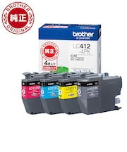 ブラザー　純正 インクカートリッジ 4色入りパック LC4124PK