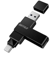 BUFFALO　USB3.2(Gen1)対応 Type-AC両対応 回転式USBメモリー ［64GB / USB TypeA＋USB TypeC / USB3.2 / 回転式］ RUF3ACR64GBC