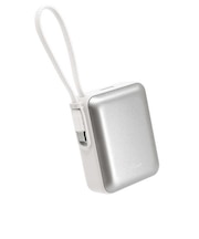 ラスタバナナ　10000mAh 超小型モバイルバッテリー A×1 C×1 Cケーブル×1 PD20W WH ［USB Power Delivery対応 / 2ポート］ ホワイト RLI100C20W06WH