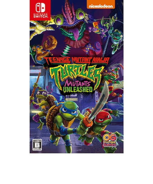 OUTRIGHTGAMES Switchゲームソフト ミュータント・タートルズ unleashed ミュータント・タートルズアンリーシュト<br>★こちらの商品は人気商品のため、色違い・仕様違い等含め「一家族1台限り」でのご協力をお願いしております。