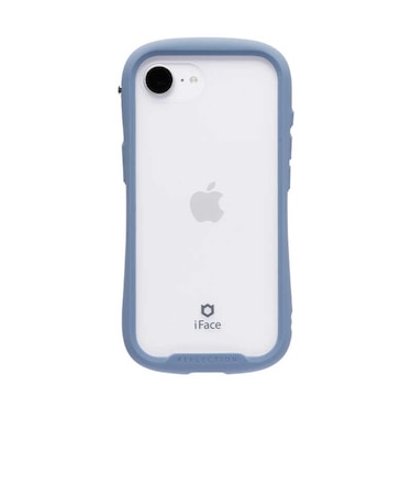 HAMEE　iPhone 16e iFace Reflection強化ガラスクリアケース iFace ペールブルー IP16EIFACERFTBL