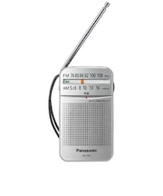 パナソニック　ポータブルラジオ ワイドFM対応 シルバー RFP55S