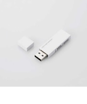 エレコム USBメモリー USB2.0対応 セキュリティ機能対応 64GB ホワイト MFMSU2B64GWH