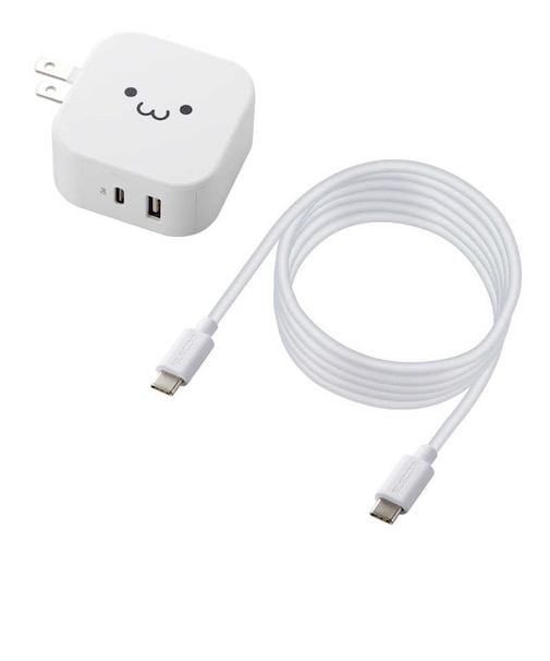 エレコム　AC充電器 スマホ･タブレット用 USB PD対応 20W+12W MPA-ACCP21WF MPAACCP21WF