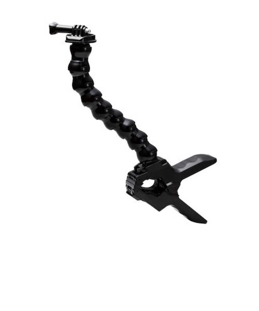エレコム　アクションカメラ用アクセサリ マウント GoPro 汎用 グースネッククランプ型 ACMBGNCP01BK