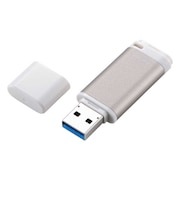エレコム USBメモリ 64GB キャップ式 USB 3.2 Gen1 読み込み最大150MB/s 暗号化AES256 データ保護ソフト対応 パスワードロック対応 ストラップホール付 ゴールド MFRCU3064GGD