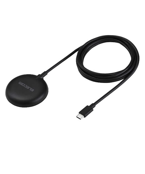エレコム　ワイヤレス充電器 マグネット式 Qi2 15W 高速充電 コンパクト ( Magsafe 対応 iPhone / Qi2規格対応 スマホ 等充電 ) ブラック WMA10BK