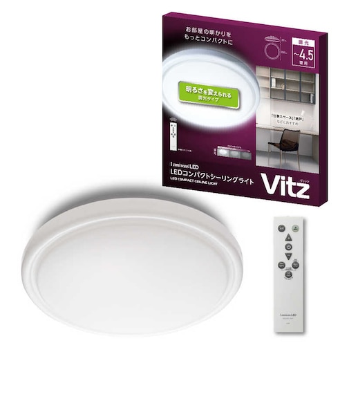 ドウシシャ　LED照明 シーリングライト 4.5畳 昼白色 Luminous LED(ルミナスLED) リモコン付属 V25RA45DX