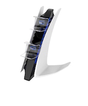 アンサー　PS5コントローラ用 Wチャージスタンド PS5ｺﾝﾄﾛｰﾗﾖｳWﾁｬｰｼﾞｽﾀﾝ<br>★こちらの商品は人気商品のため、色違い・仕様違い等含め「一家族１台限り」でのご協力をお願いしております。