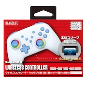 レンジライフ　Switch2用 ワイヤレス コントローラー マクロ/連射/背面ボタン ホワイト Switch2ﾜｲﾔﾚｽｺﾝﾄﾛｰﾗWH<br>★こちらの商品は人気商品のため、色違い・仕様違い等含め「一家族１台限り」でのご協力をお願いしております。