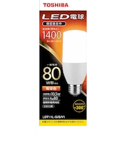 東芝 LED電球(T形)80W形相当 電球色 口金E26 LDT11LGSV1