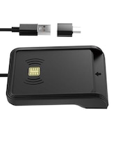 AREA　接触型＆非接触型両対応ICカードリーダー USB-C ＋ USB-A接続 (Mac/Windows11対応) ［マイナンバーカード対応］ ブラック SDMYC03B