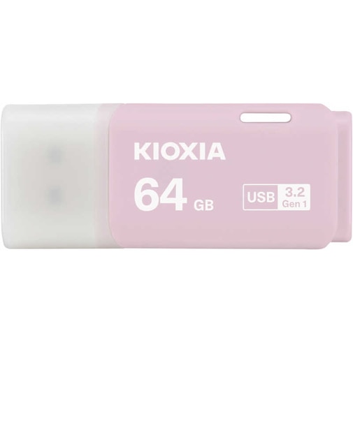 KIOXIA　USBメモリ TransMemory U301［64GB /USB TypeA /USB3.2 /キャップ式］ ピンク KUC3A064GP