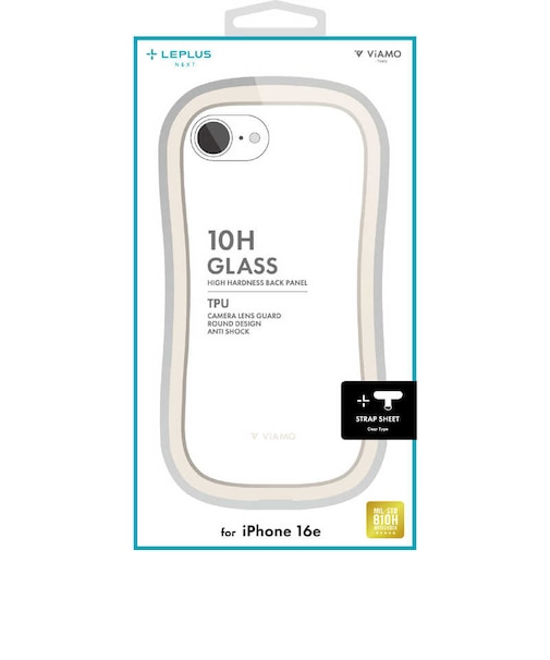 MSソリューションズ　iPhone 16e 耐傷・耐衝撃ハイブリッドケース 「ViAMO freely」 ミルクホワイト LNISS24VMFWH
