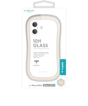 MSソリューションズ iPhone 17ケース「ViAMO freely」超硬度・耐傷・耐衝撃ガラスハイブリッドケース ミルク ホワイト LNIM25VMFWH