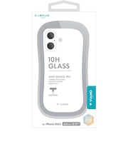 MSソリューションズ iPhone 17ケース「ViAMO freely」超硬度・耐傷・耐衝撃ガラスハイブリッドケース ライト グレー LNIM25VMFLGY