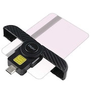 ナカバヤシ　折畳型 USBType-C マイナンバーカードリーダー ［マイナンバーカード対応］ CRIC01BK