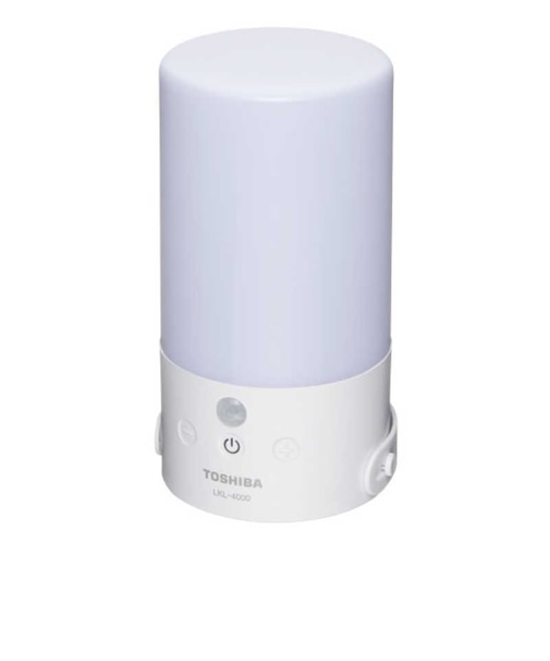 東芝　LEDランタン　センサー・調光機能付き ホワイト LKL4000W
