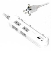カシムラ　電源タップ 4AC-C/A PD20W スイッチ付き 節電 ［1.2m /4個口］ AC057
