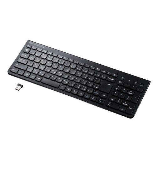 サンワサプライ　ワイヤレススリムキーボード ［ワイヤレス /USB］ ブラック SKBWL31BK