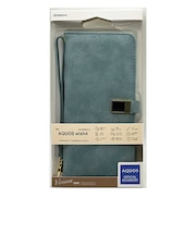 ラスタバナナ AQUOS wish4 VIVIANA手帳型ケース LBL ライトブルー 8014AW4BVILBL