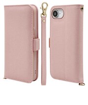 ラスタバナナ iPhone 17e ケース ハンドストラップ 手帳 LPK ライトピンク 9432IP6EBHSLPK