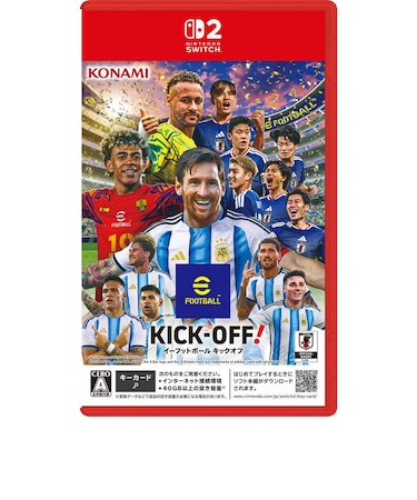 コナミデジタルエンタテインメント Switch2ゲームソフト eFootball Kick-Off! イーフットボールキックオフ<br>★こちらの商品は人気商品のため、色違い・仕様違い等含め「一家族1台限り」でのご協力をお願いしております。