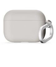 ELAGO AirPods Pro3 対応 ケース シリコン 耐衝撃 ハイブリッド 落下防止 カラビナ 付 ストーン EL_A3PCSSCYZ