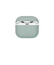 KENZAN　LINO AirPods 4 HYBRID LIQUID シリコンケース UNIQ ICEPLANT GREEN UNIQAP4LINOGR