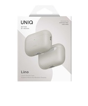KENZAN AirPodsPro3ケース UNIQ シリコンケース ハイブリッドリキッド LINO BEIGE IVORY BEIGE IVORY UNIQAIRPODSPRO3LINO