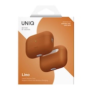 KENZAN AirPodsPro3ケース UNIQ シリコンケース ハイブリッドリキッド LINO SUNSET ORANGE SUNSET ORANGE UNIQAIRPODSPRO3LINO