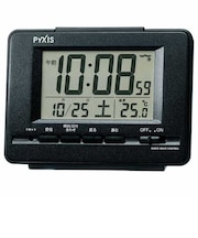 セイコー 電波目覚まし時計 DSTD/黒 NR535K