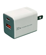 オズマ PowerDelivery20W出力 AC-USB充電器 2Port(C&A) ホワイト ACUC20PQWH