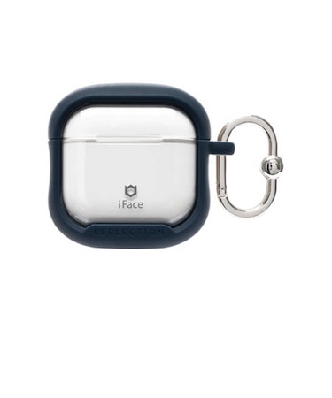 HAMEE　AirPods 4専用 iFace Reflection ポリカーボネートクリアケース ネイビー AIRPODS4RFTNV