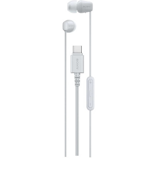 ソニー　イヤホン カナル型 USB type-C ホワイト IEREX15CWZ