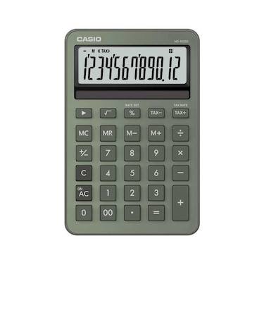 カシオ　デザイン電卓 グリーン MSM200GNN